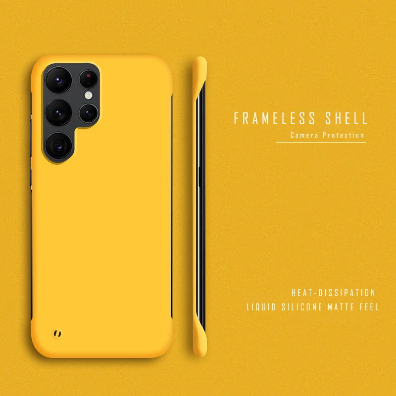 Sleek Frameless Slim Hard PC Phone Case Cover