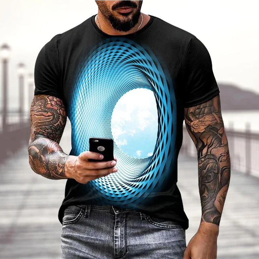 3D Sky Graphic T-Shirt 2