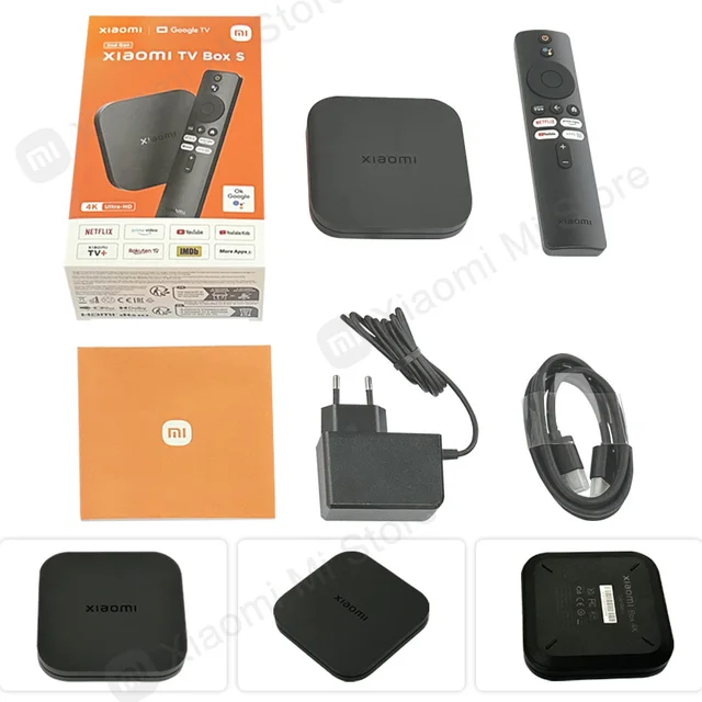  Xiaomi TV Box S (2nd Gen) 4K Ultra HD Streaming Media