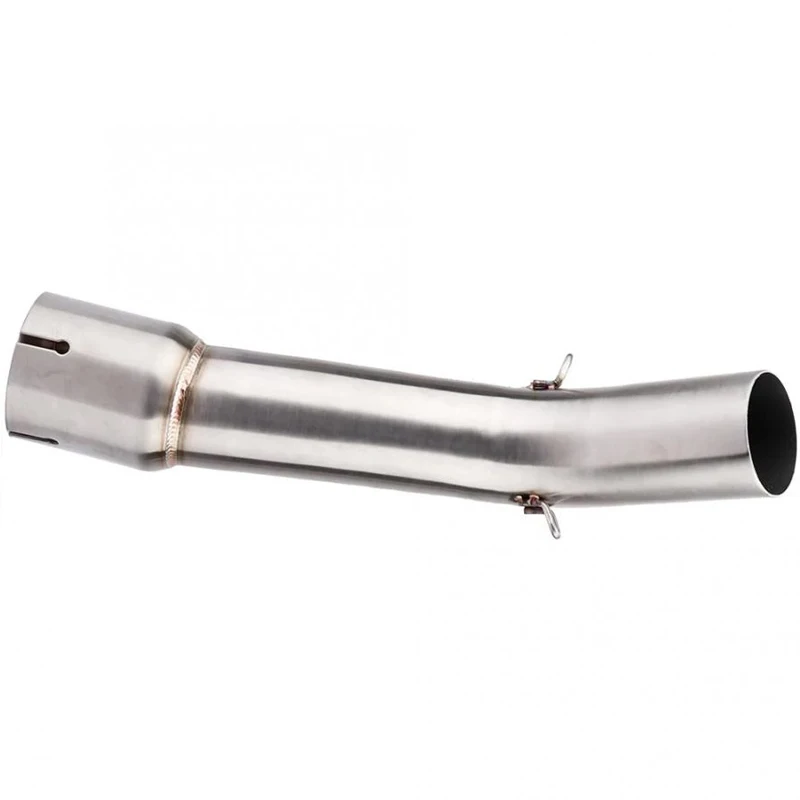 High-Performance Motorcycle Exhaust Slip-On Muffler with Mid Link Pipe