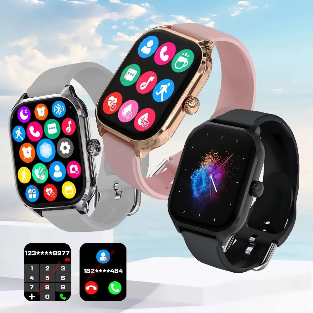 2026 New Smartwatch Dial to Answer Calls Calorie Tracking Heart Rate Blood Oxygen Monitoring Bluetooth Smart Watch for Men Women 1