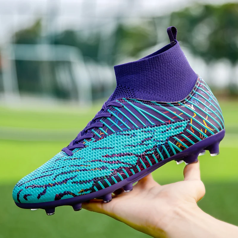 Fußball Schuhe Stollen Männer Breathabl Erwachsene Hot-selg Hohe-qualität Ultraleicht Fußball Stiefel_voghion.com