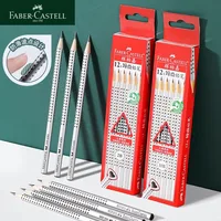 6/12pc Faber-Castell Grip Graphite EcoPencils for General Purpose Use,Grip Dots and Triangular Shape BREAK RESISTANT LEADS 1