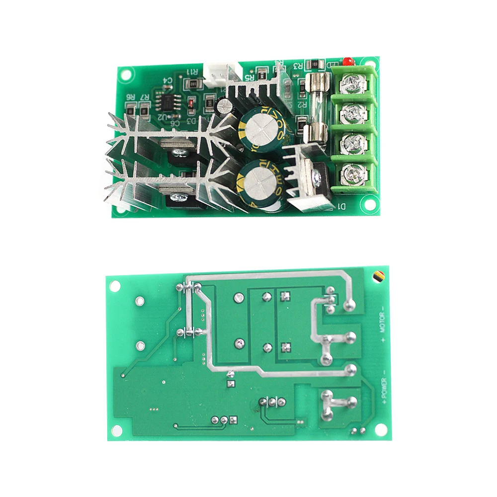 DC10-60V DC motor speed regulator 12V 24V 36V 48V High power drive module PWM Motor speed controller 20A current regulator dc motor speed controller motor speed controller electric motor speed controller