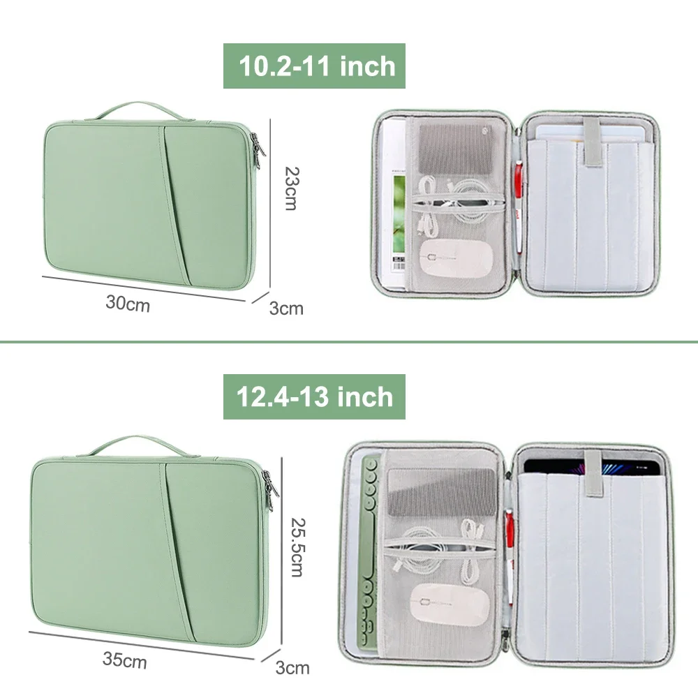 Tablet Handbag Case 9-13inch For iPad Air 4 5 Pro 11 Mini 5 6 iPad Case For XiaoMi Samsung Huawei Lenovo portable Pouch Bags tablet case