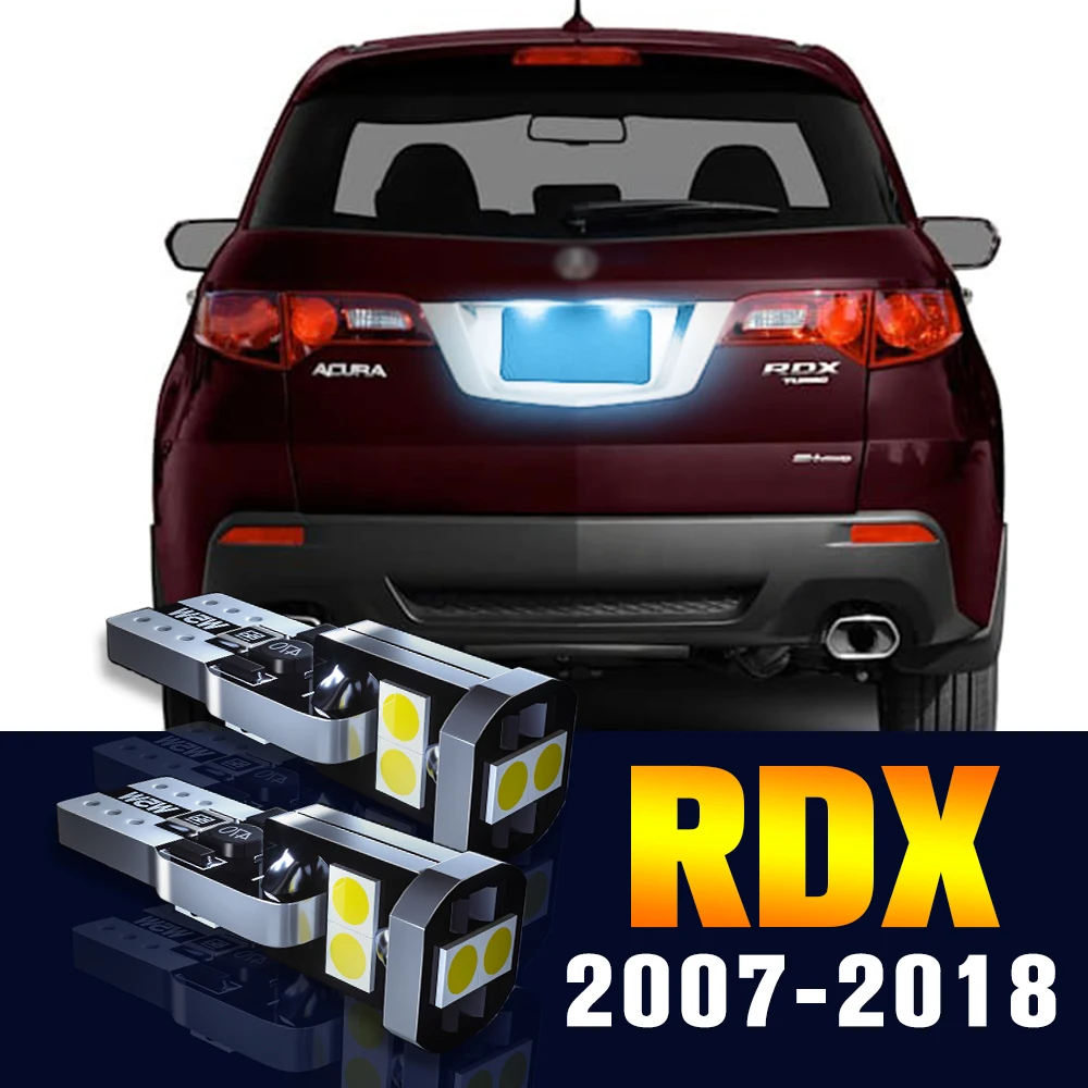 

2pcs LED License Plate Light Bulb Number Lamp For Acura RDX 2007-2018 2009 2010 2011 2012 2013 2014 2015 2016 2017 Accessories