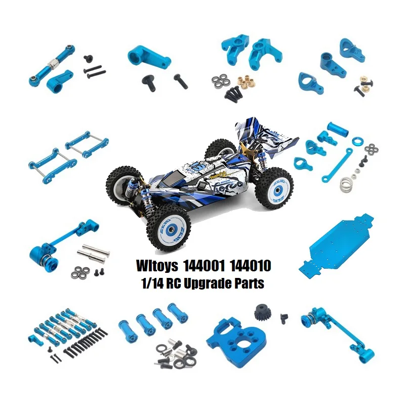 Brazo De Suspensión RC Plástico Negro 4pcs Para WLtoys 144001 144002 124019 124018 Funcionamiento Liso
