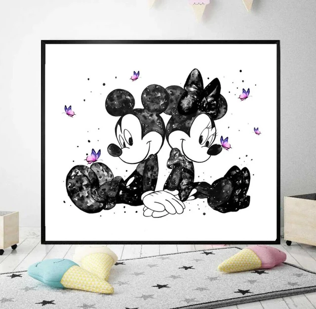 tableau noir enfants Minnie Mouse 