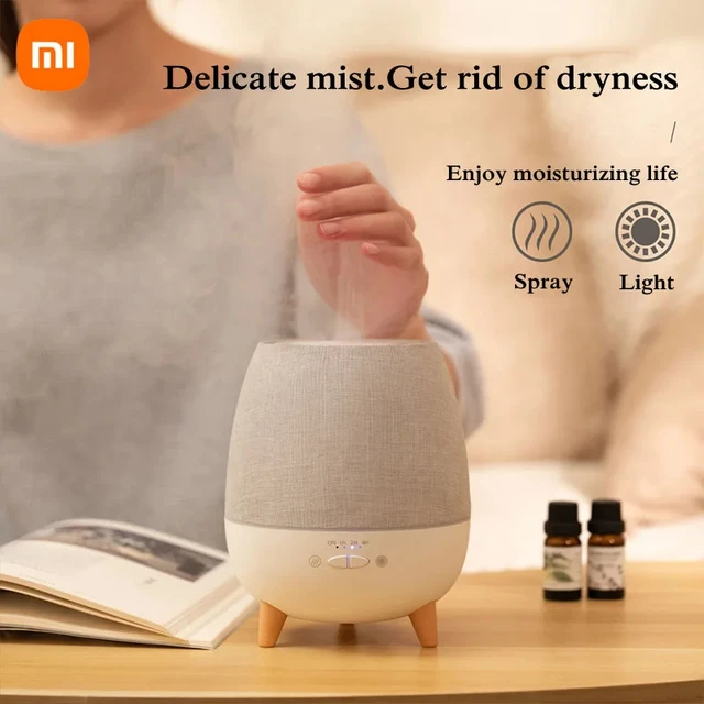 Xiaomi Youpin Aromatherapy Diffuser Humidifier Air Purifier Remote Control With LED Night Lamp Essential Oil Aroma Diffuser New 1