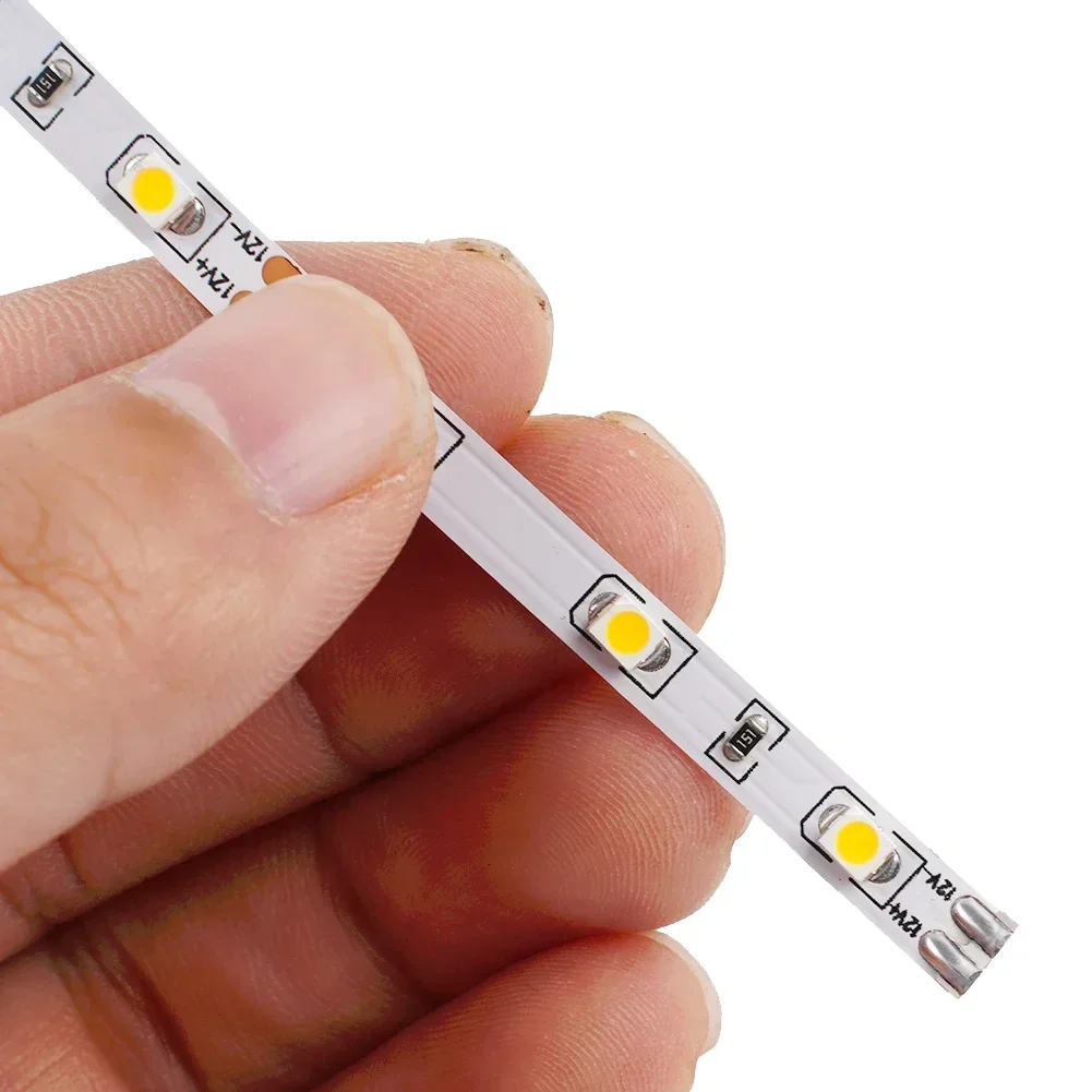 10pcs Pre Wired White Strip 6 Led LED Light Self-adhesive Flexible 12V~18V Perfect For Railway & Building Layout 6