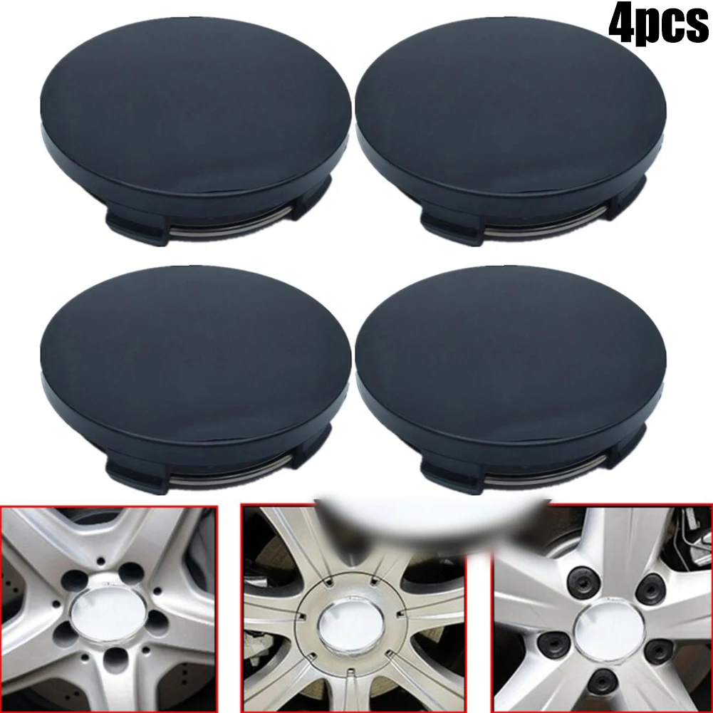 Car Wheel Center Hub Caps 4pcs 60mm Universal ABS Vehicle Tyre Tire Rim Cover Protector Decorations Car Accessories Wheel Center Caps