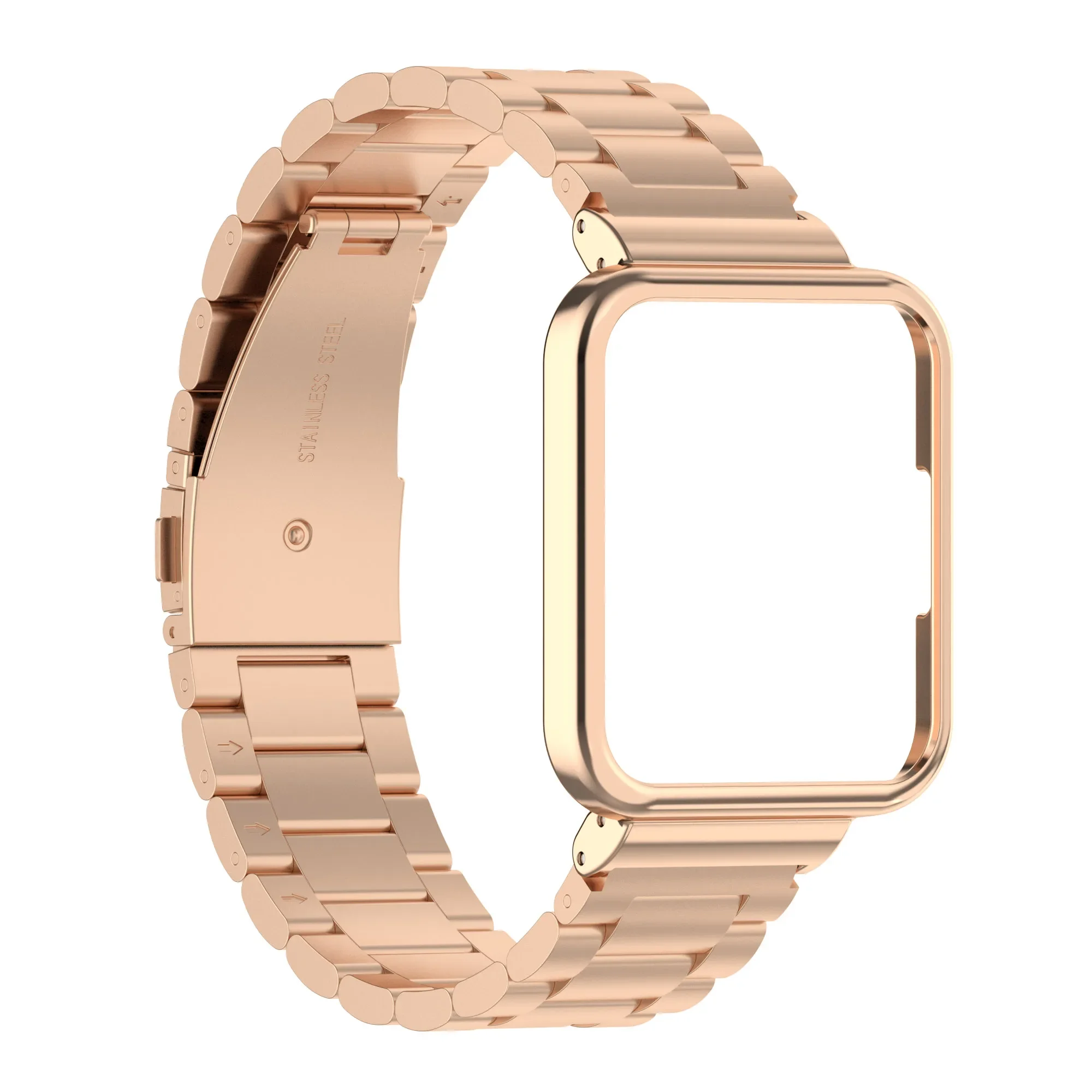 Magnetic Loop & Case Protector with Stainless Steel Bracelet and Metal Strap Cover