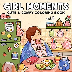 Charming Moments: A Stress Relief Adult Coloring Book - The Perfect Gift for Birthdays and Holidays