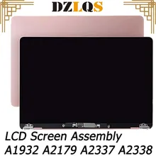 Ensemble écran LCD Retina 13.3 pouces, Compatible avec Macbook Air, A1466, A1932, A2179, A2337, A2338, 2018, 2019, 2020