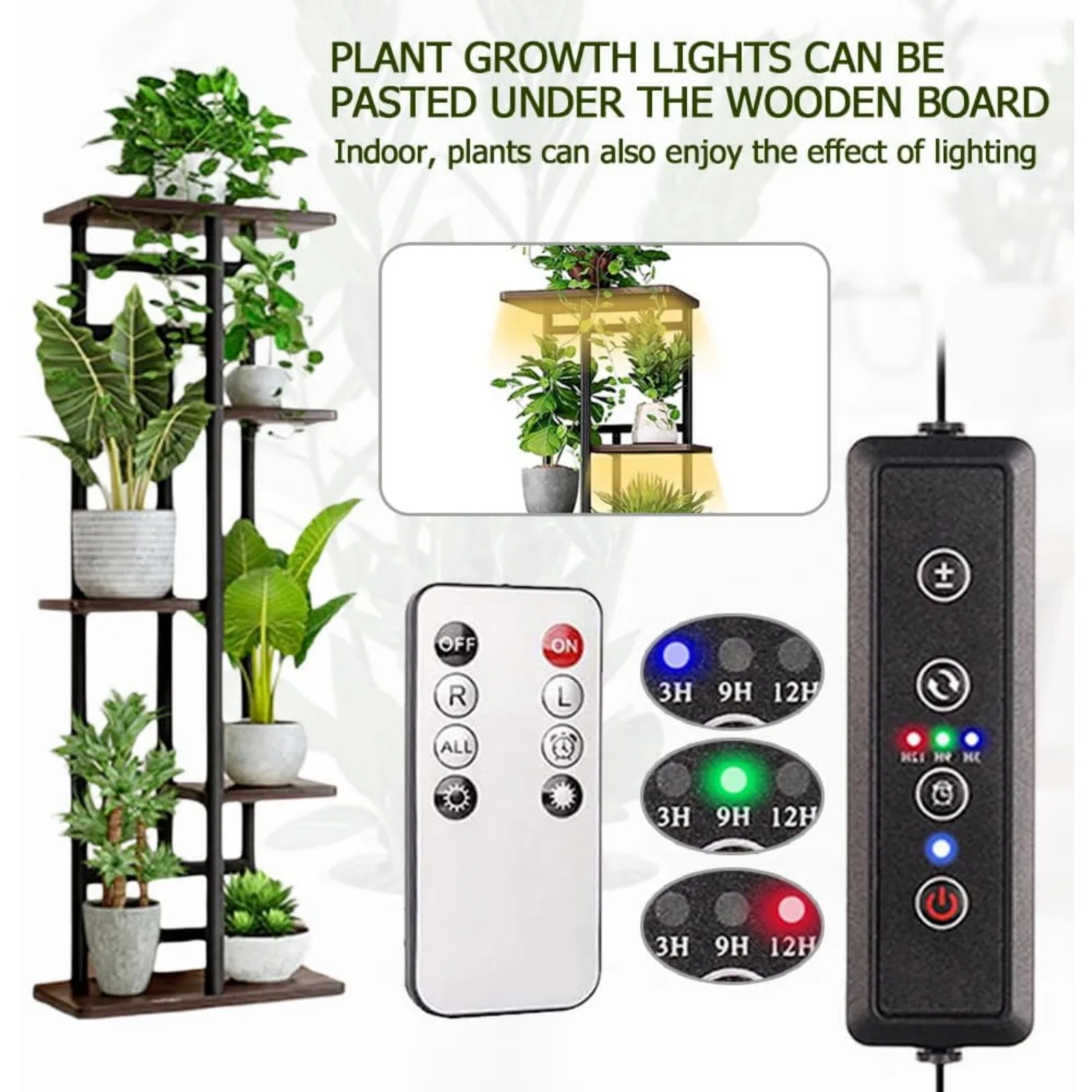Plant Stand with Grow Lights 5