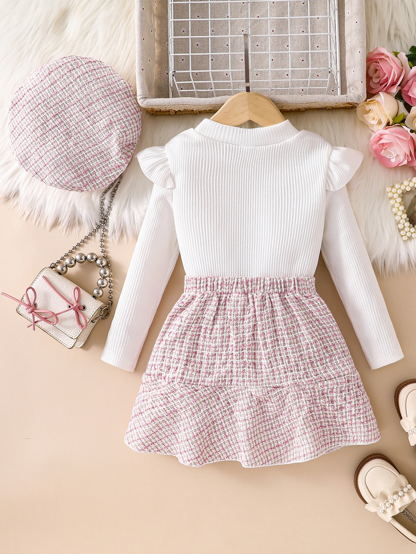 Girls Knit Skirt Set 2
