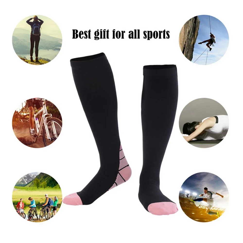 1Pair Compression Socks (20-30mmHg) for Men & Women &ndash; Best Compression Socks for All Day Wear, Better Blood Flow, Swelling