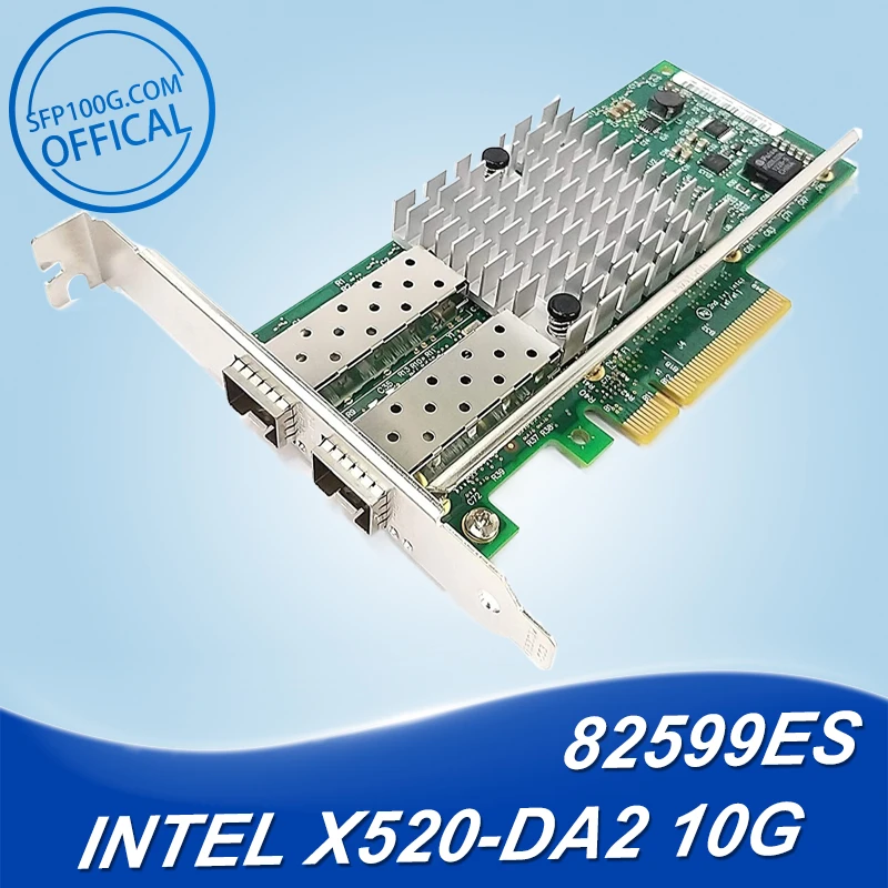 X520-da2 10g Pci Express X8 Intel 82599es Chip Dual Port Ethernet ...