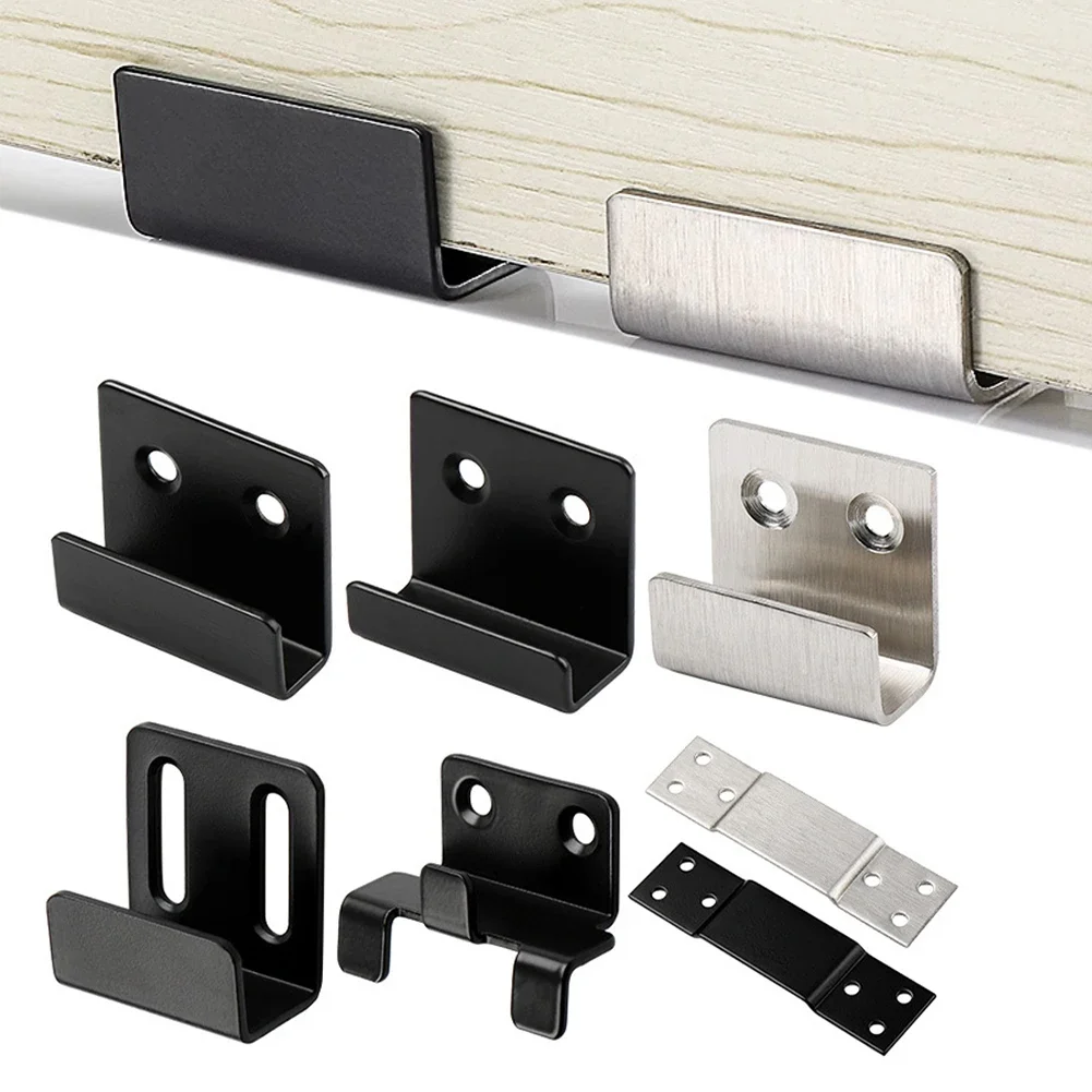 Adjustable Sliding Slides Floor Guide For Barn Door Hardware Accessory Stainless Steel Door Slide Rail Mechanism Furniture