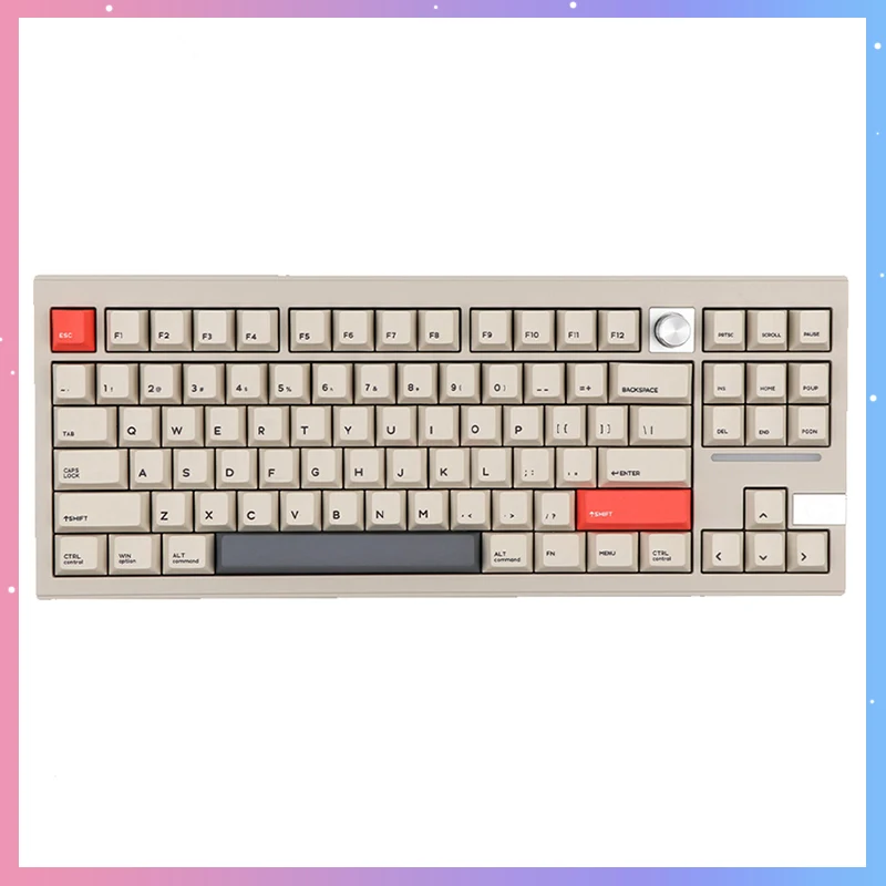 

Механические клавиатуры CIDOO V87, 3 режима, 2,4 ГГц, BT, Type-C, 87 клавиш, прокладка, ЧПУ через горячий разъем, RGB, игры, офисные аксессуары для компьютера, подарок