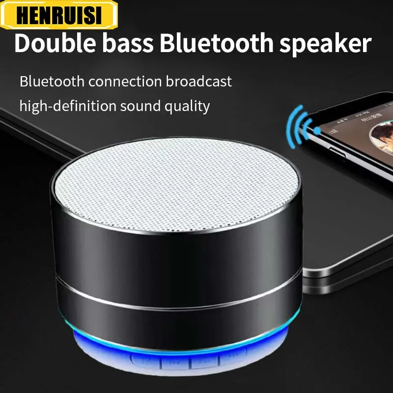 

A10 Wireless Bluetooth Speaker Support TF Card U Disk Bluetooth Mini Subwoofer Portable Outdoor Sound Box Stereo Music Players