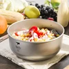 Keith Titanium Bowl Camping Salad Tableware Large Soup Bowls Food Container Outdoor Hiking Travel Picnic Cookware Bowl 1.8L 1