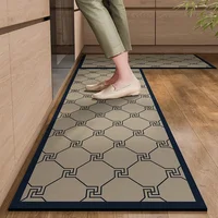 Kitchen Floor Mat Pvc Waterproof Carpet Oil-proof Leather No-wash Foot Mats Non-slip Home Decoration Alfombra De Cocina 주방 깔개 2