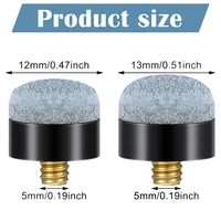 30Pcs Pieces 12 Mm/13 Mm Billiard Pool Cue Stick Tips Screw On Tips Ferrules Replacement Billard Pool Accessories 2