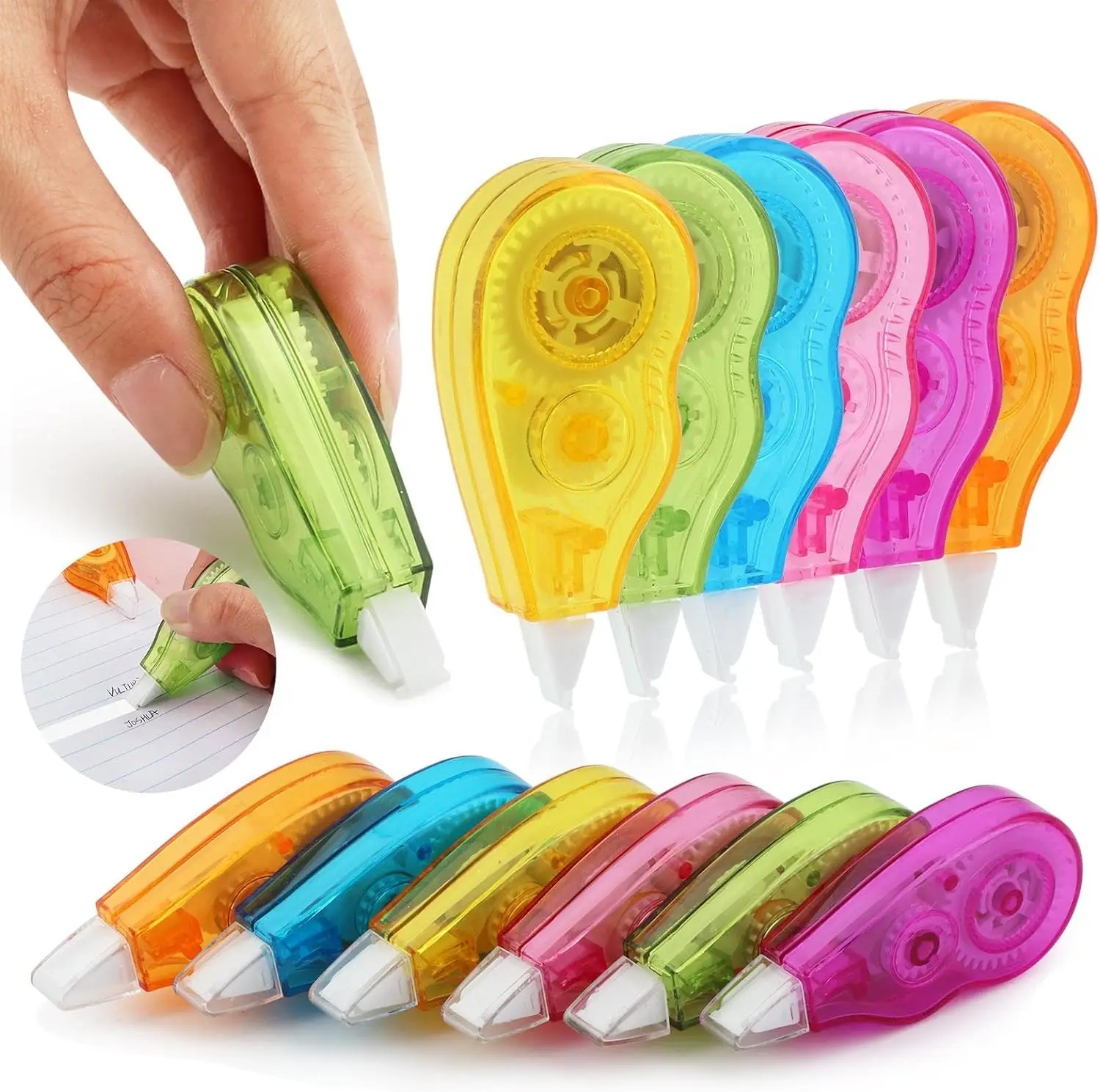 6PCS Tape Corrector Sweet Things for School Kawaii Stationery for School Ribbon Corrector Tape Putty