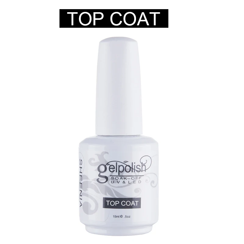 Peso lordo 130g finitura Non detergente totale 30ml Soak off Base Coat Foundation senza strato appiccicoso nessun Gel per unghie Top Coat