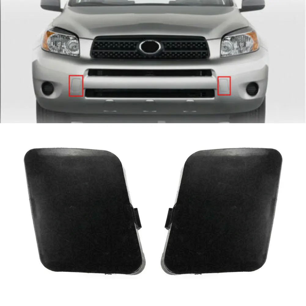 2pcs Front Bumper Tow Hook Cover Cap 5328542930/5328642931 For Toyota