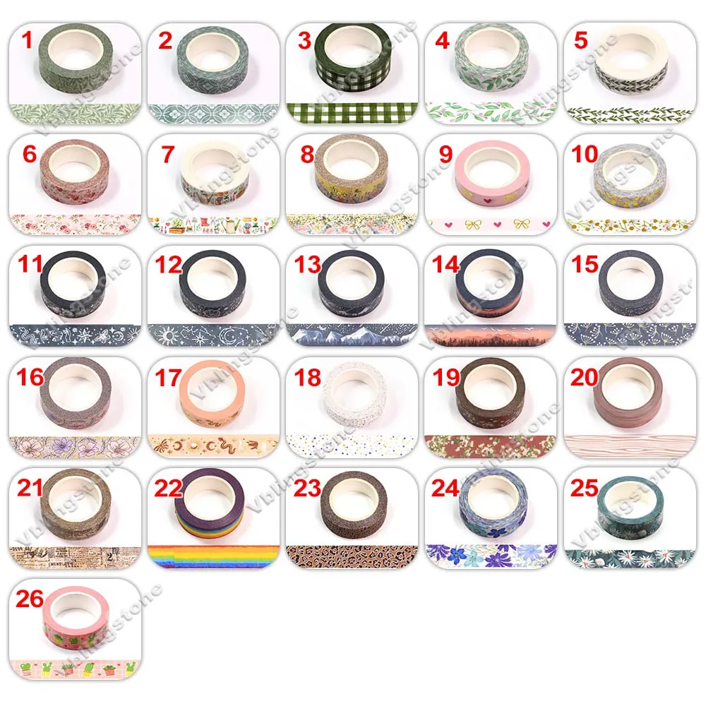 Washi Tape Set Green Plant Masking Tape Flower Leaf Decorative Sticker Scrapbooking Kawaii Stationery Journal Supplies, adhesive tape, washi tape, adhesive tapes, masking tape, decorative tape, decoration tape