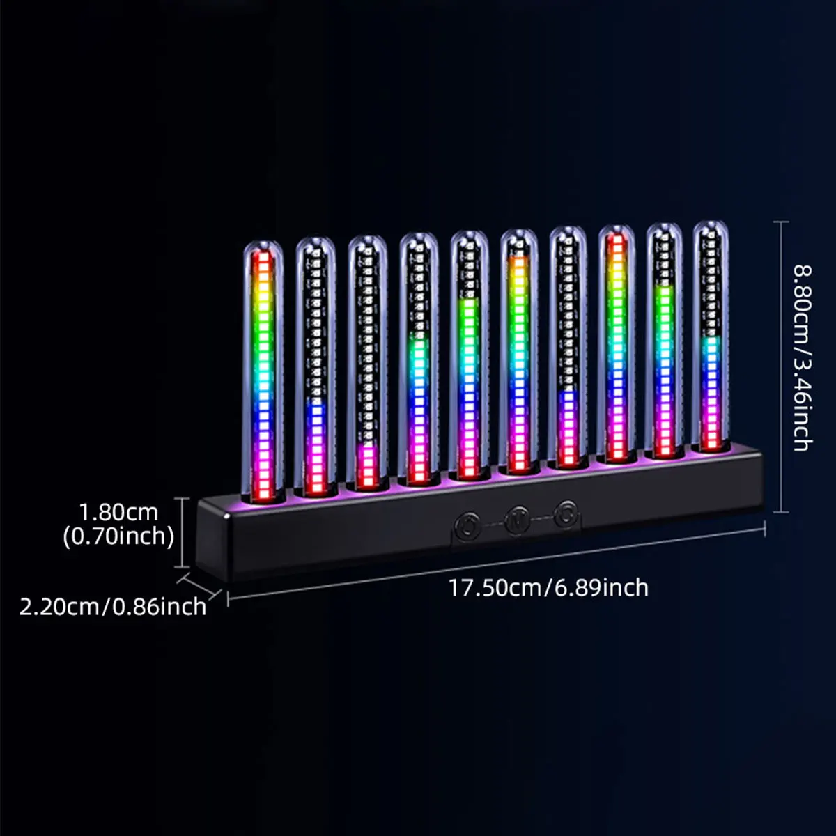 รูปสินค้า ไฟตกแต่งรถยนต์ RGB ควบคุมเสียง ติดตั้งง่าย ใช้ได้ทุกรุ่น