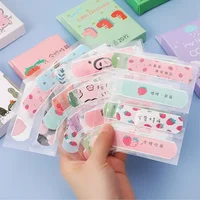 20pcs/box Baby Cartoon Pattern Breathable Wound Patch Waterproof Band Aid Bandage Disposable Wound Sticker Kawaii First Aid 1