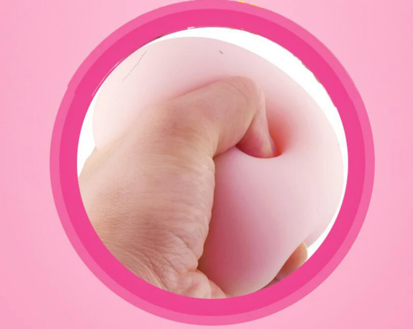 2/1pcs Silicone Artificial Breast Fake Breast  Male Masturbation Breast Pressure Squeeze Ball Adult Products Vagina for Sex Toys