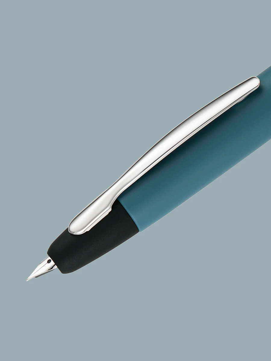 Original Japan Pentonote Blue × Noble Note 18K Gold Nib Capless Fountain Pen Business Writing Pen