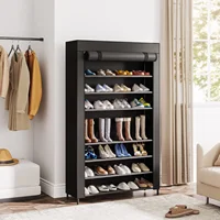 Shoe Cabinet Dustproof Fabric Organizer Simple Storage Multilayer Shoe Rack Nonwovens Household Economic Type Shoe Rack Cabinet 2