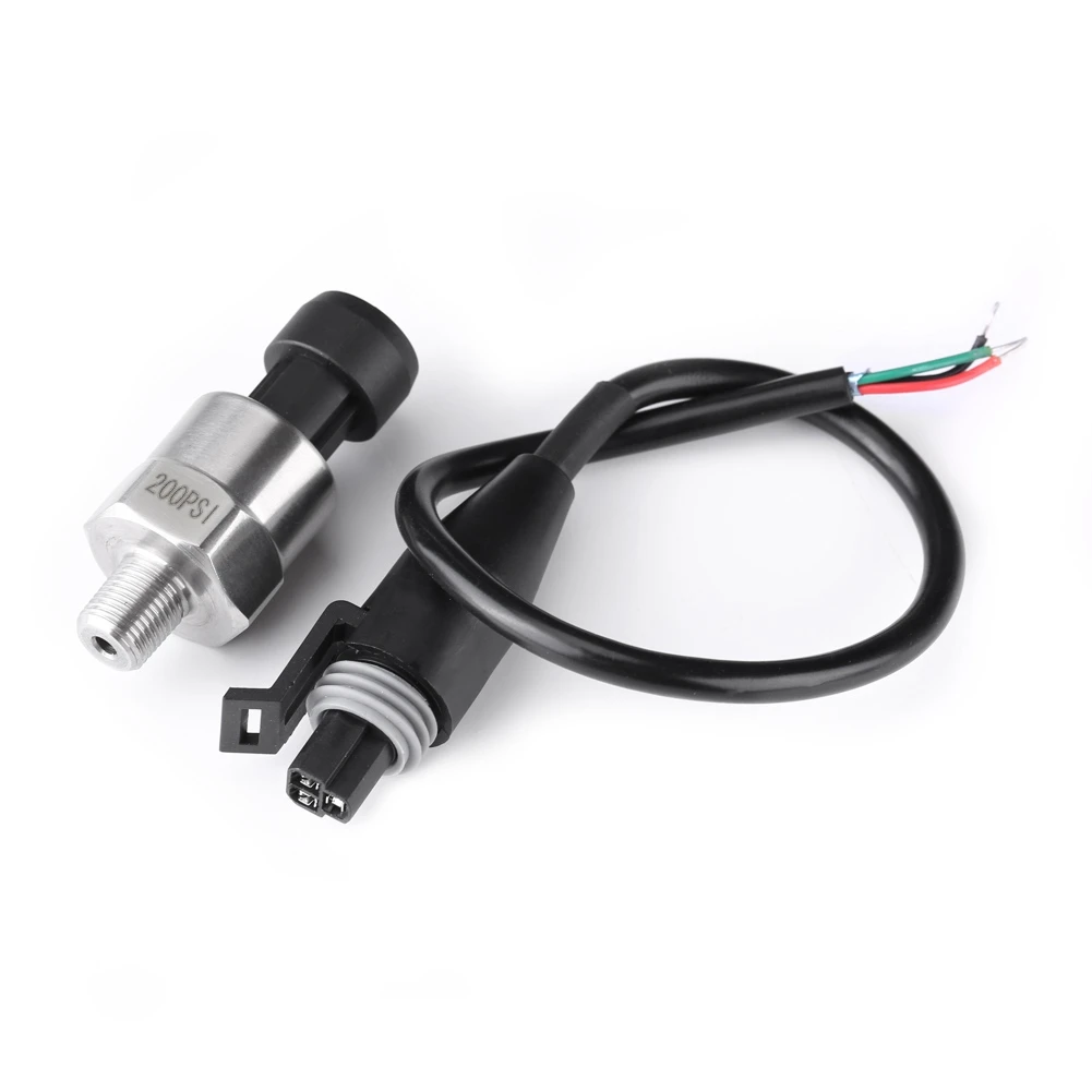 DC 5V 1/8NPT Thread Pressure Sensor Transmitter Transducer Sender Sensor With Cable for Oil Fuel Diesel Water Water Pressure pressure sensor