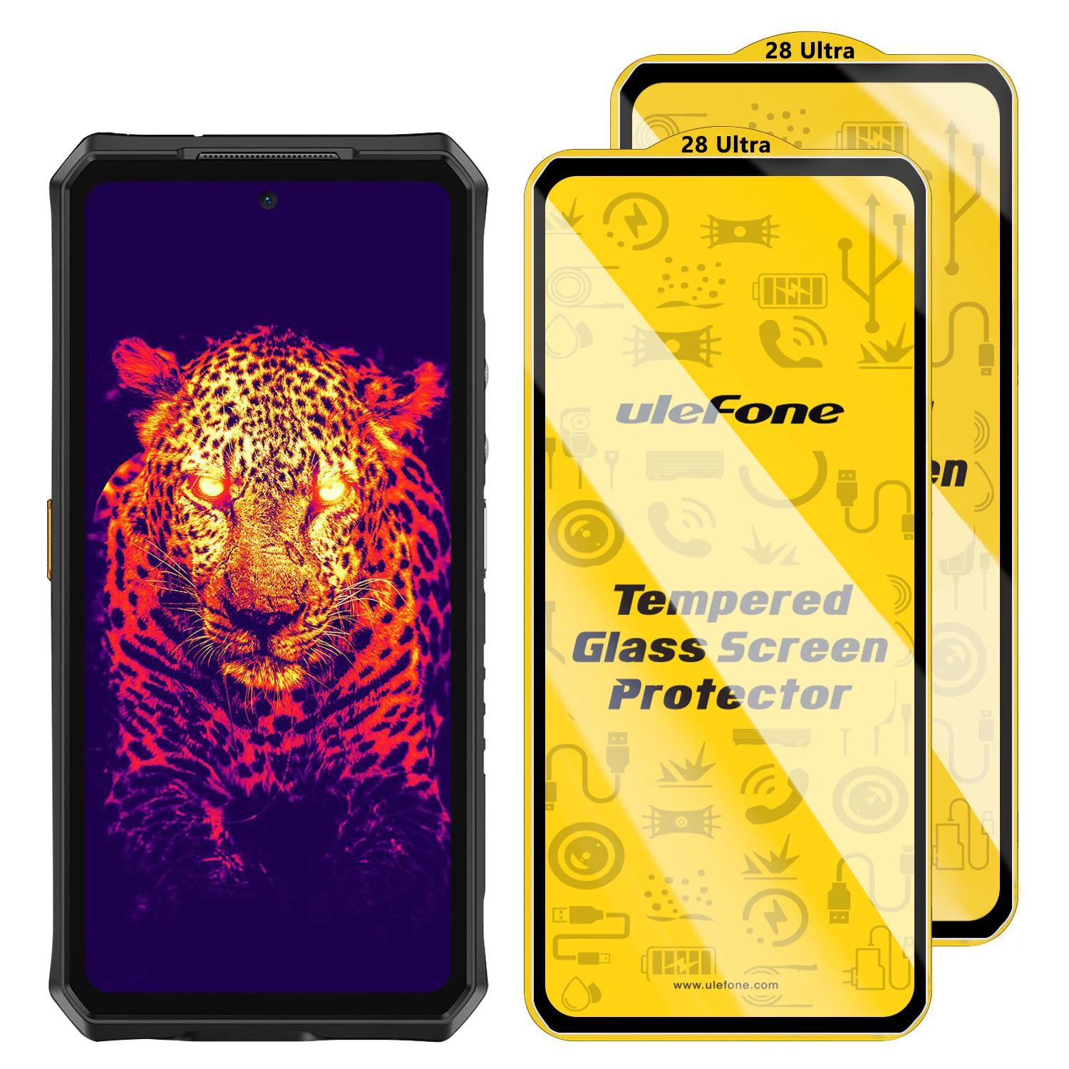 Premium 2PCS Anti-Fingerprint Tempered Glass Screen Protector - HD Clarity & Anti-Scratch