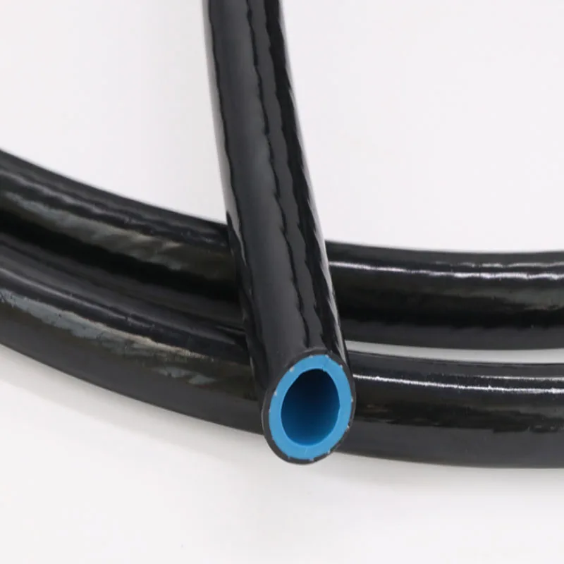 1Meter Black Smooth Rubber Fuel Tubing Petrol Diesel Oil Line