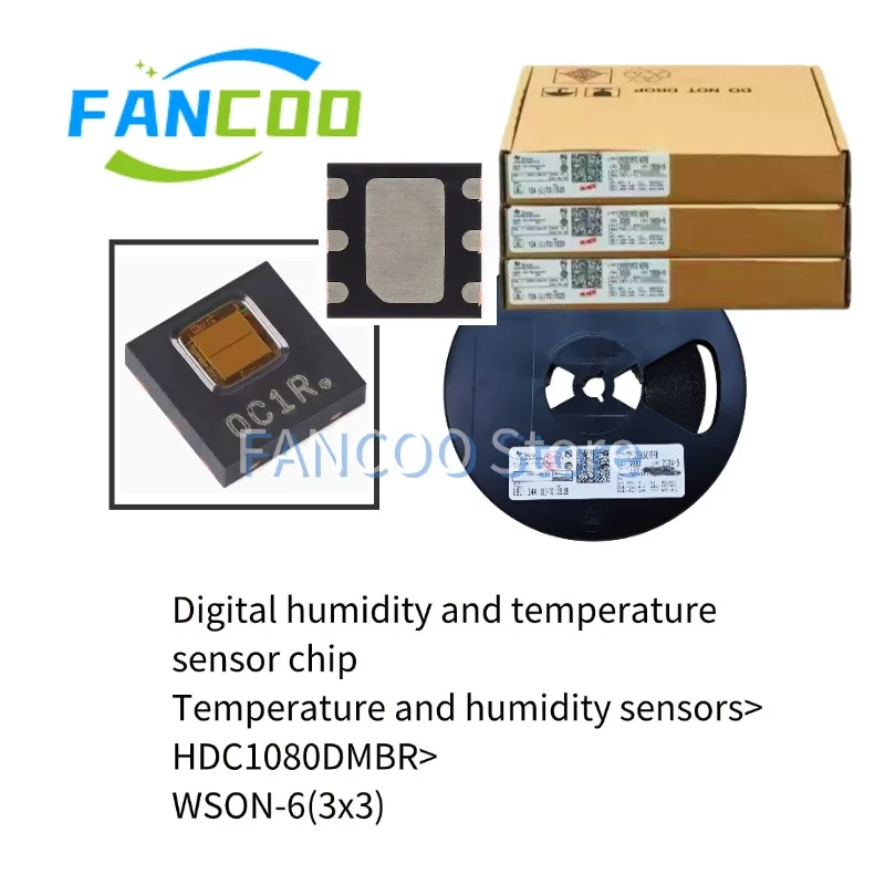 

5 шт. HDC1080DMBR HDC1080DM WSON-6 оригинальный код маркировки ** 1R /021R / 121R / 0C1R HDC1080DMBR 6-WSON(3x3)