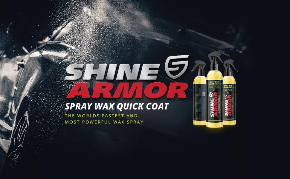 Cera per auto Shine Armor con cera Carnauba-cera Spray liquida per