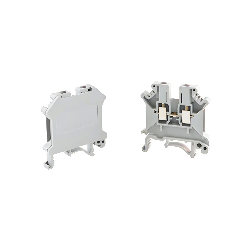 1pc End Cover D-UK4/10 For UK 3N UK5N UK6N UK10N UIK16 UK25 Terminal Block Accessories End Plate Din Rail Terminal Block Cap,din rail terminal block