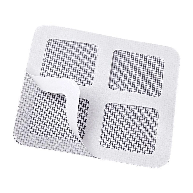 10/50PCS Anti Blocking Filter Screen Hair Catcher Drain Strainer Kitchen Bathroom Disposable Floor Drain Sticker Dust Preventio 2