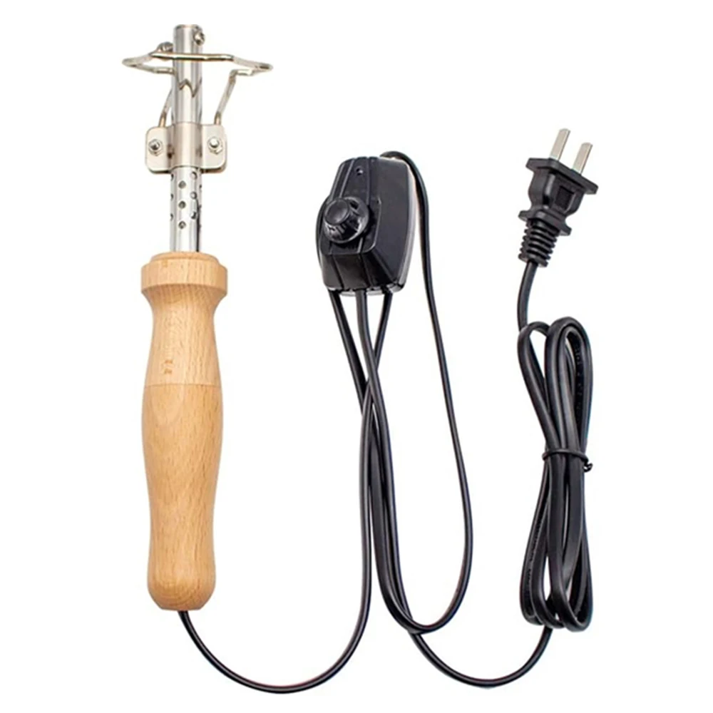 Elektrisch gereedschap voor het maken van bloemen van stof, set voor het maken van kunstmatige stoffen bloemen, met 20 beugelkoppen, verwarmd handvat, instelbare temperatuur, doe-het-zelf