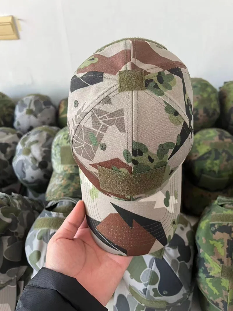 세르비아 위장 야구 모자 남성용 야외 모자