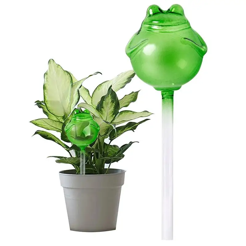 

Frog Type Automatic Flower Waterer Flower Slow Drip Watering System Automatic Plant Watering Globes Indoor Garden Accessories