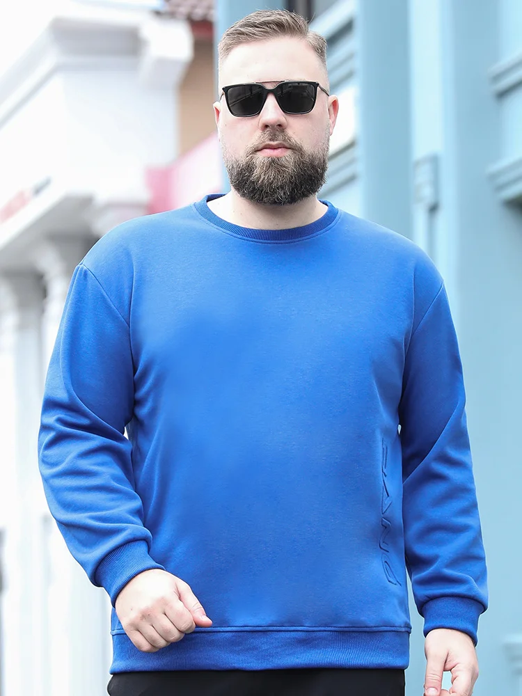 

Baisheng Fox Large Fat Brother Spring Leisure Round Neck Sweater