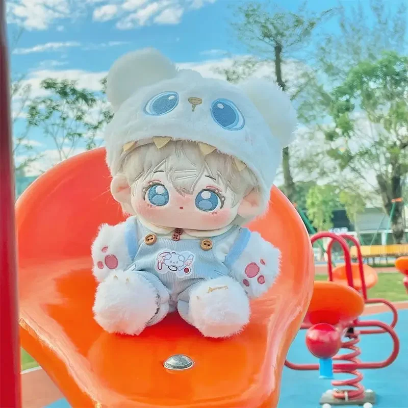 20cm Cute Monster Attack Baby Clothes Cotton Doll Clothes Male Monster Winter Cute Strap Pants 2