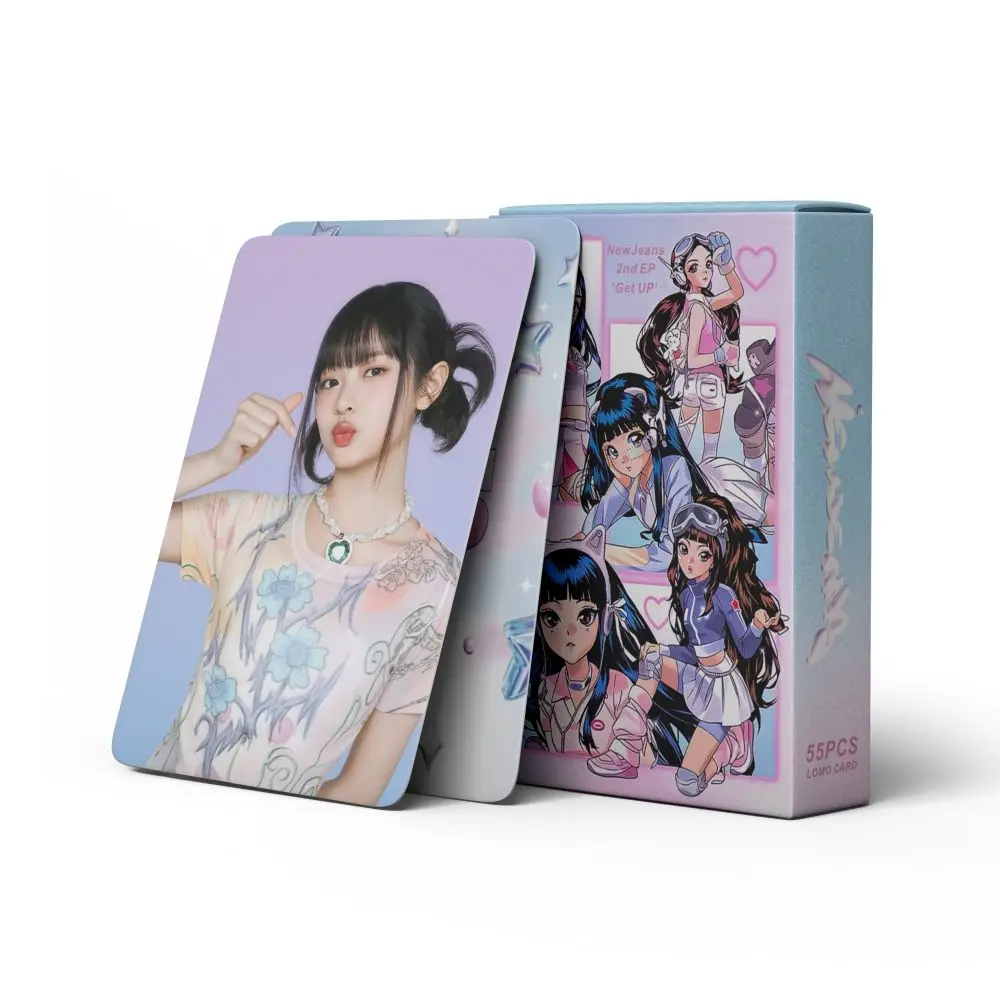새로운 사진 앨범 버니 클럽주의 로모 카드, 새로운 청바지, 고품질 포토카드, 55pcs